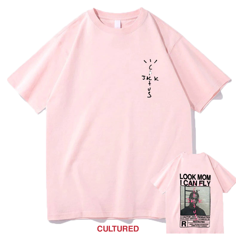 Travis Scott Cactus Jack 'Look mom I can fly' T-shirt