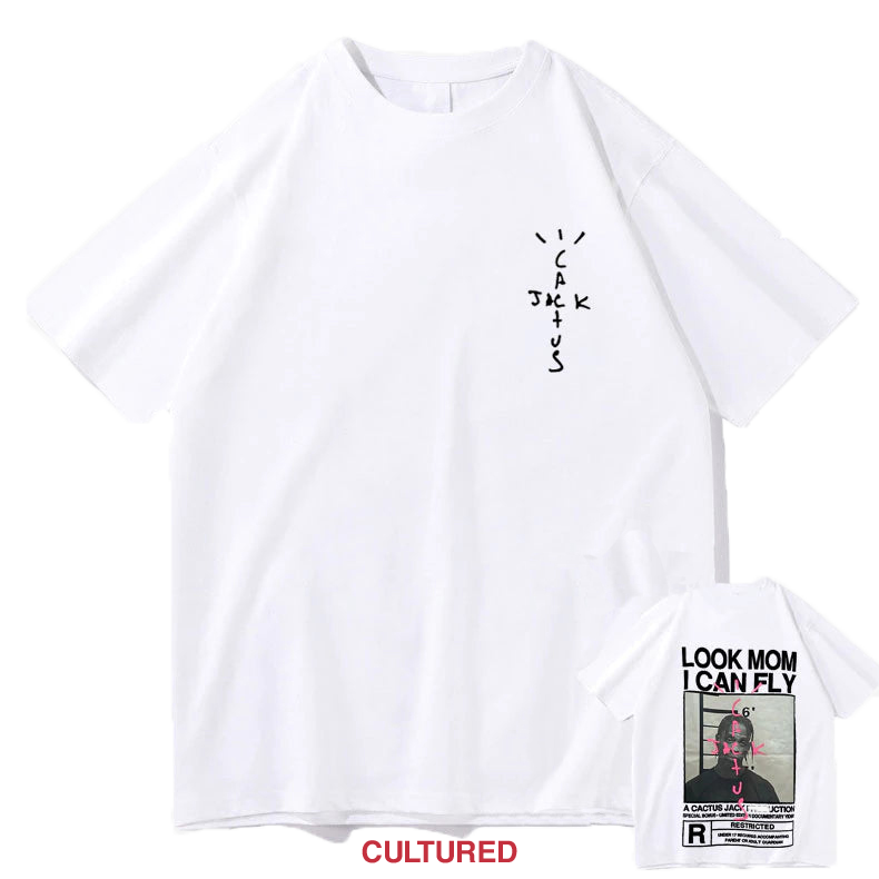 Travis Scott Cactus Jack 'Look mom I can fly' T-shirt
